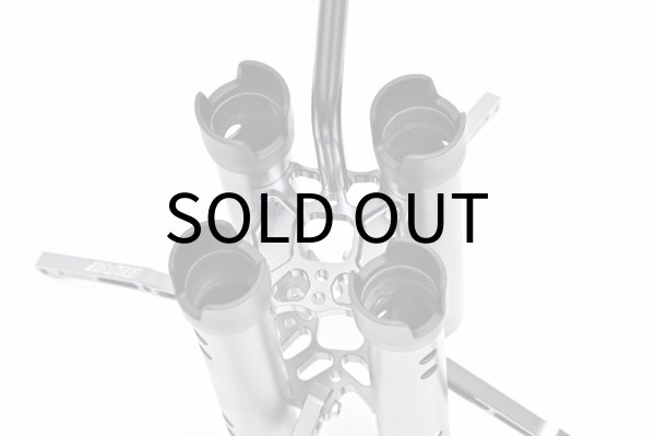 画像2: ロッドスタンド　FORCE “フォース” マットカーボン ホルダー4本仕様 (2)